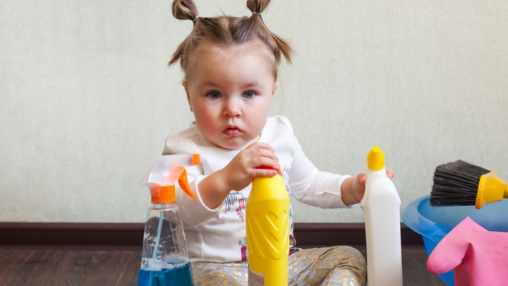 Childproofing home
